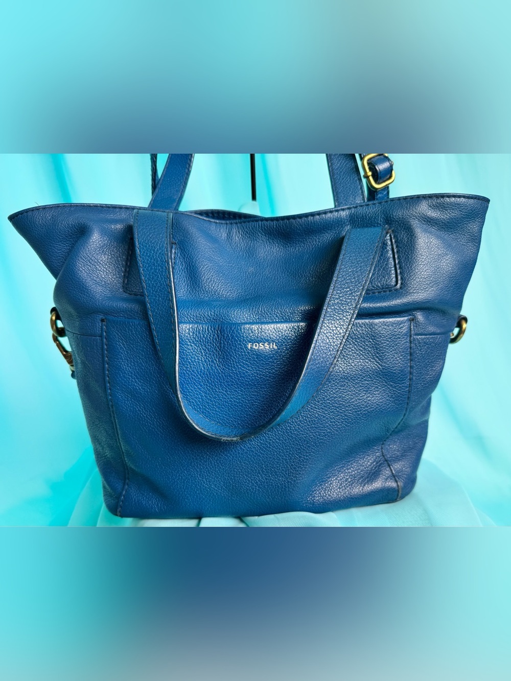 Fossil Blue Sydney Satchel Purse